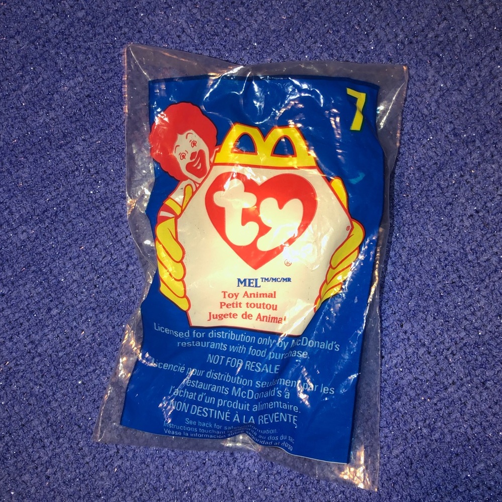 🐨 TY 1998 McDonald’s Teenie Beanie Baby Mel #7